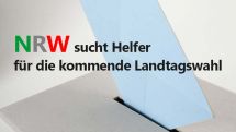 NRW braucht über 100.000 Helfer  für die kommende Landtagswahl 